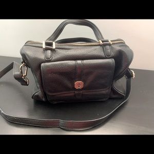 Tory Burch Black Leather Handbag Shoulder Bag